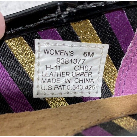 Sperry Top Siders Driving Loafers Slip On Shoes Black Bows US 6M Glittery Toes - Picture 8 of 9